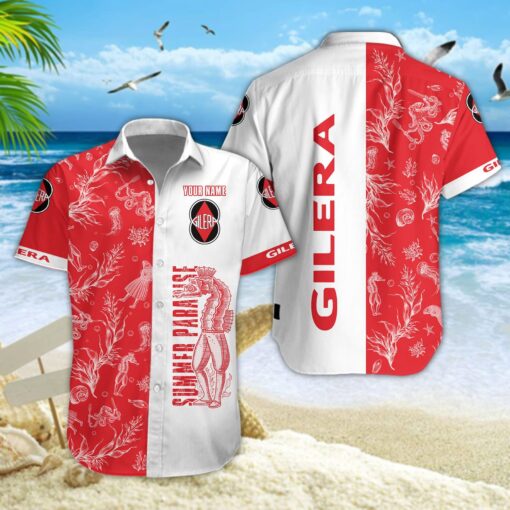 Chemise hawaïenne Gilera Motorcycles