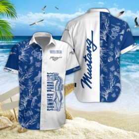 Chemise hawaïenne Ford Mustang