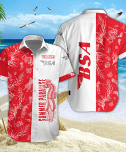 Chemise hawaïenne BSA Motorcycles