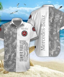 Chemise hawaïenne Mercedes-Benz