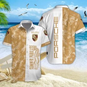 Chemise hawaïenne Porsche