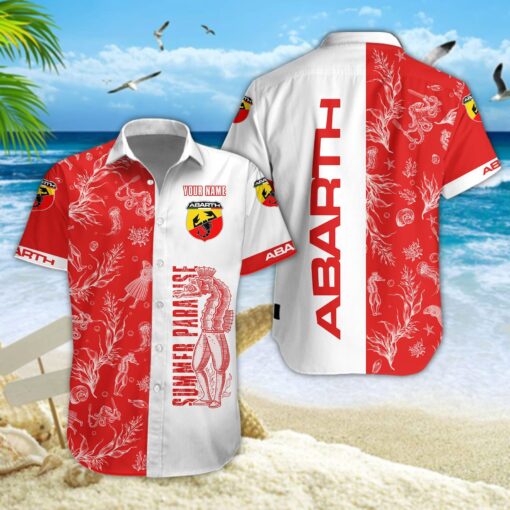 Chemise hawaïenne Abarth