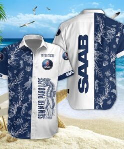 Chemise hawaïenne Saab