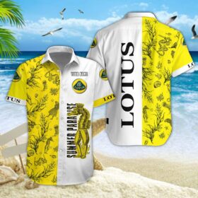 Chemise hawaïenne Lotus