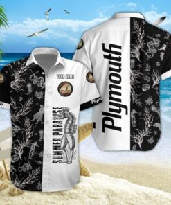 Chemise hawaïenne Plymouth