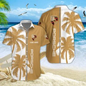 Chemise hawaïenne Porsche