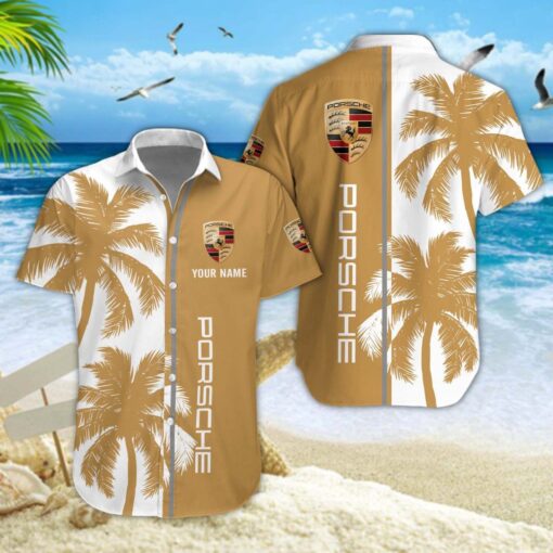 Chemise hawaïenne Porsche