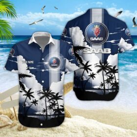 Chemise hawaïenne Saab