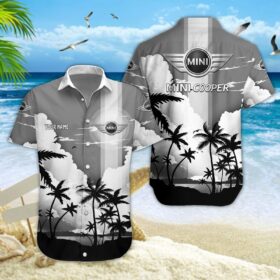 Chemise hawaïenne Mini Cooper