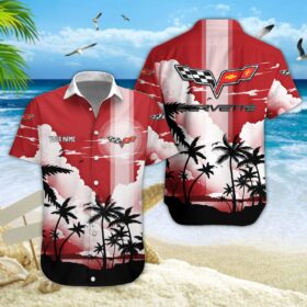 Chemise hawaïenne Corvette C6