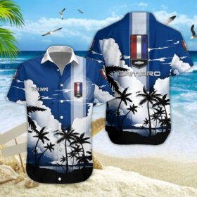 Chemise hawaïenne Chevrolet Camaro