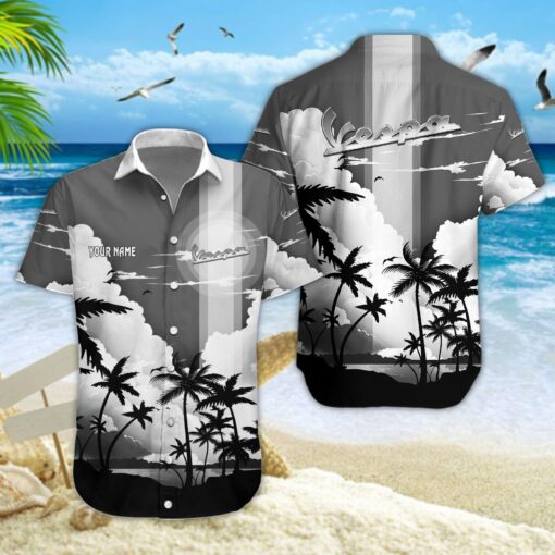 Chemise hawaïenne Vespa