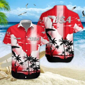 Chemise hawaïenne BSA Motorcycles