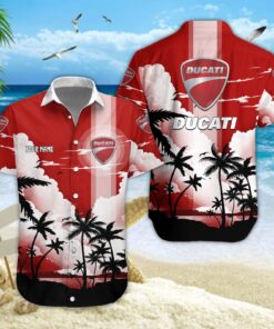 Chemise hawaïenne Ducati