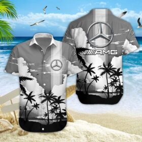 Chemise hawaïenne Mercedes-AMG