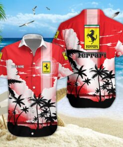 Chemise hawaïenne Ferrari