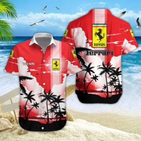 Chemise hawaïenne Ferrari
