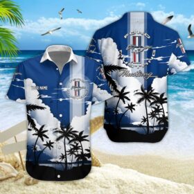 Chemise hawaïenne Ford Mustang