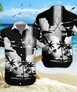 Chemise hawaïenne Mitsubishi