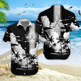 Chemise hawaïenne Mitsubishi