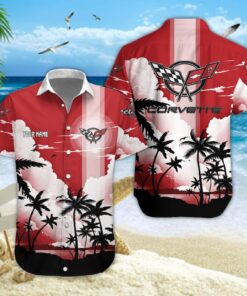 Chemise hawaïenne Corvette C5