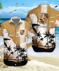 Chemise hawaïenne Porsche