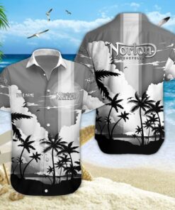Chemise hawaïenne Norton Motorcycles