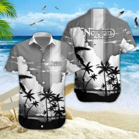 Chemise hawaïenne Norton Motorcycles