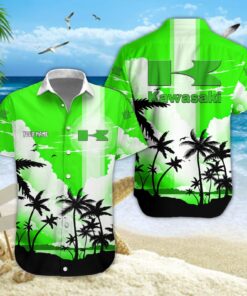 Chemise hawaïenne Kawasaki