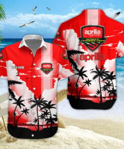 Chemise hawaïenne Aprilia