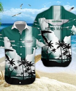 Chemise hawaïenne Aston Martin
