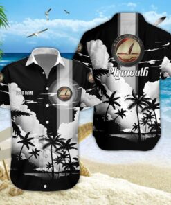 Chemise hawaïenne Plymouth