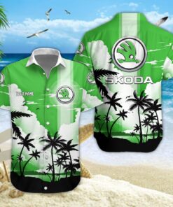 Chemise hawaïenne Skoda