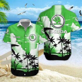 Chemise hawaïenne Skoda