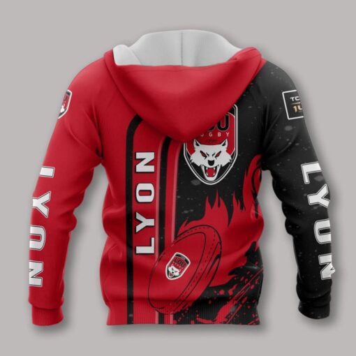 Sweat à capuche Lyon OU – Image 3