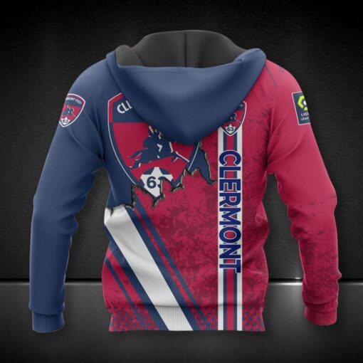 Sweat à capuche Clermont Foot Auvergne 63 – Image 2