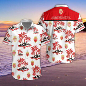 Chemise hawaïenne AS Monaco