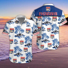Chemise hawaïenne Olympique Lyonnais