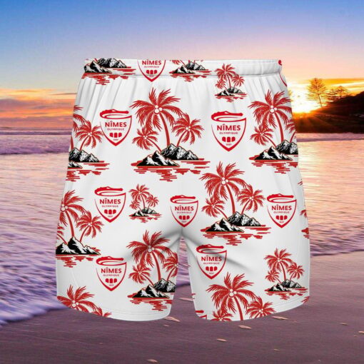 Chemise hawaïenne Nîmes Olympique – Image 2