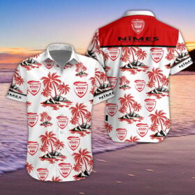 Chemise hawaïenne Nîmes Olympique