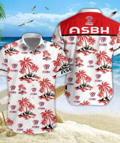 Chemise hawaïenne AS Beziers Herault