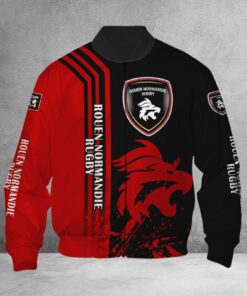 Blouson bomber Rouen Normandie Rugby