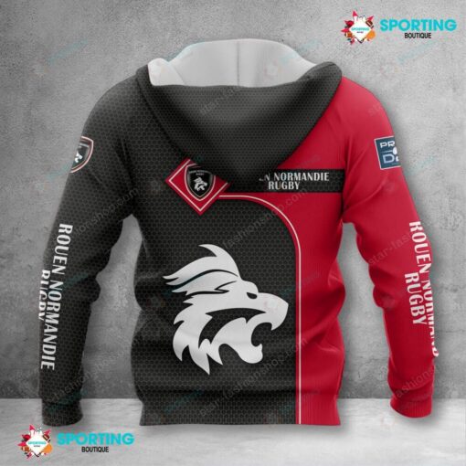 Sweat à capuche Rouen Normandie Rugby – Image 3