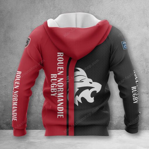 Sweat à capuche Rouen Normandie Rugby – Image 3