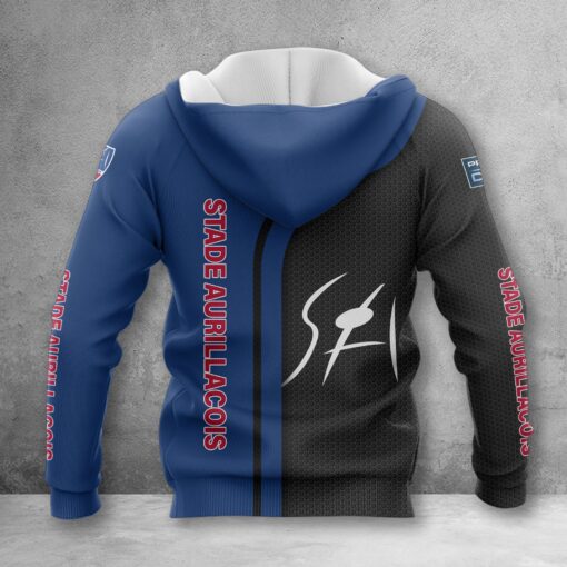 Sweat à capuche Stade Aurillacois Cantal Auvergne – Image 3