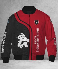 Blouson bomber Rouen Normandie Rugby