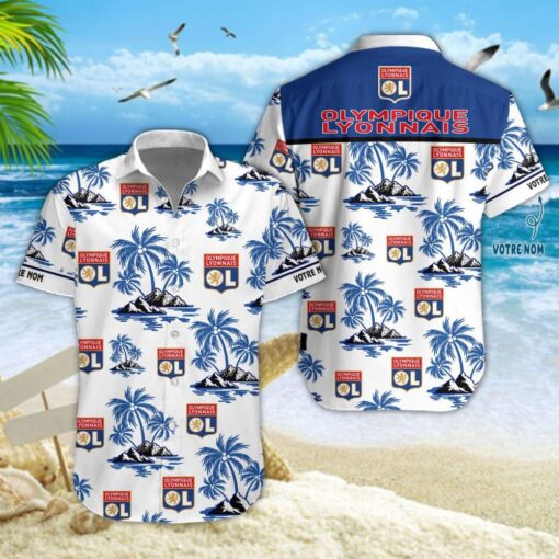Chemise hawaïenne Olympique Lyonnais