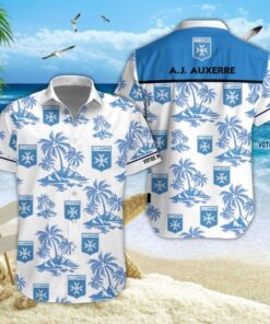 Chemise hawaïenne AJ Auxerre