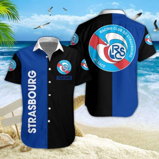 Chemise hawaïenne RC Strasbourg Alsace