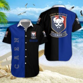 Chemise hawaïenne Stade Malherbe Caen